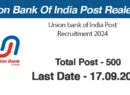 Union Bank of India Recruitment 500 Posts – Abhay IT Solutions